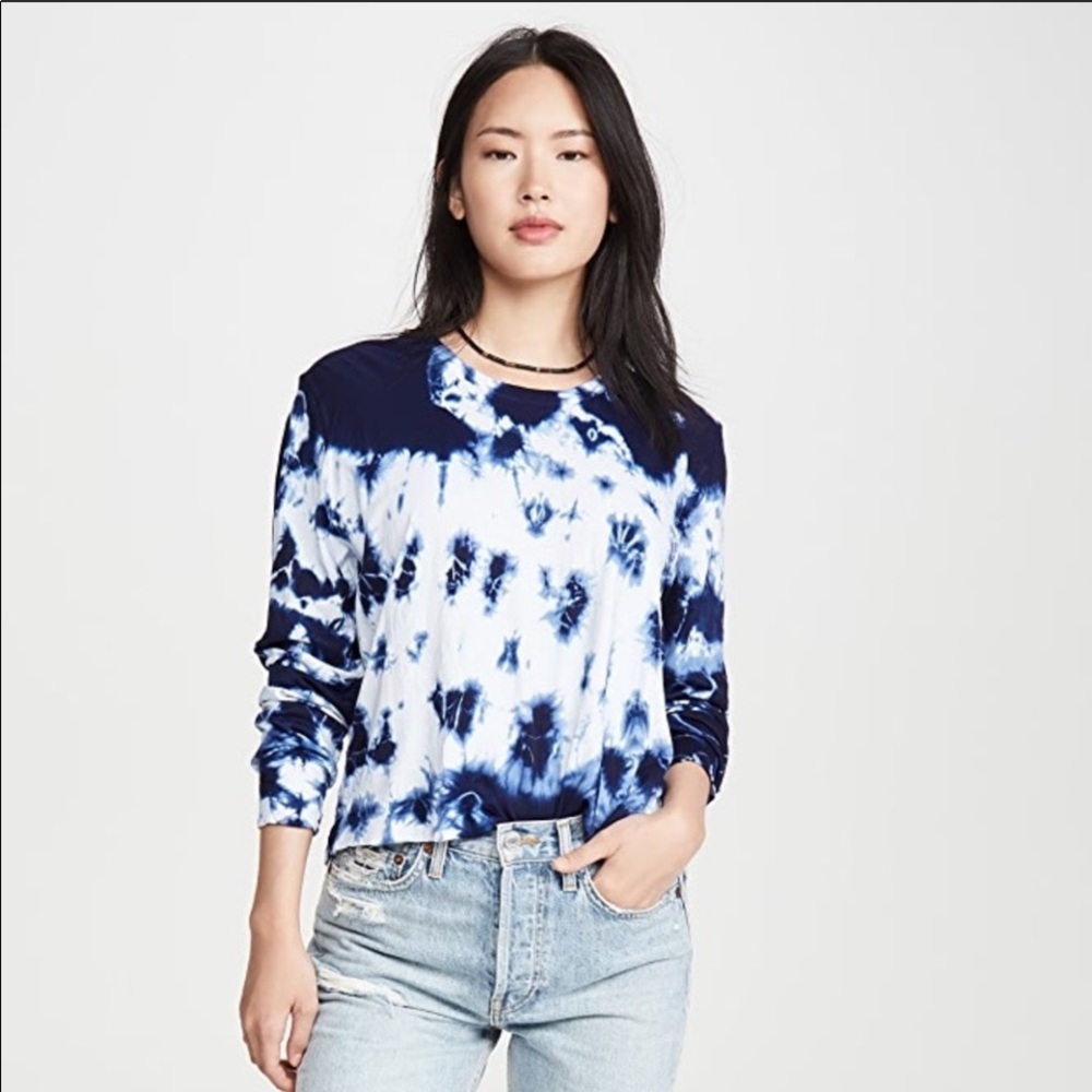 Spiritual Gangster XS top Supernova Long Sleeve top blue